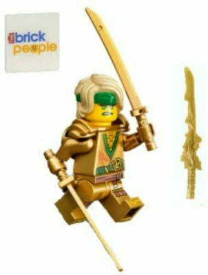 LEGO Ninjago: Lloyd Garmadon Golden Ninja with 2X Shamshir and Gold Dragon Sword - Image 1 of 3