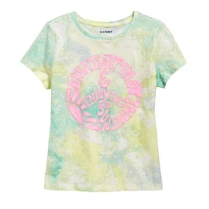 Breathe In and Enjoy the Sunshine Graphic Tee Tie Dye T-shirt Girls XXL JJ2152 - Picture 1 of 3