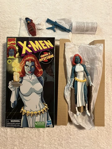 Hasbro Marvel Legends X-Men 92 Animated Series VHS Style Cel Shaded Mystique Cover