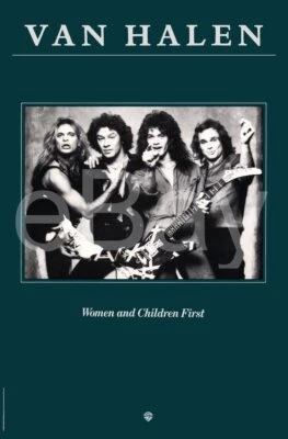 VAN HALEN 18 x 28 "Women And Children First" RP Promo Poster - Classic Rock - Image 1 of 4