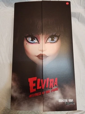Monster High Skullector Elvira Mistress of The Dark Doll - HLP89 - Image 1 of 4