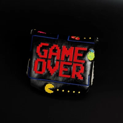 GAME OVER PAC MAN Inspired Center-Shaft Mallet Putter Headcover For LAB DF3 - Image 1 of 3