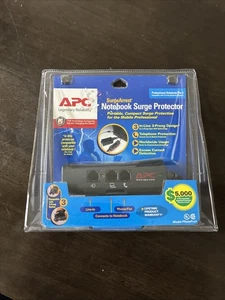 APC PNOTE Pro3 Notebook Laptop Power Surge Protector Mobile In-Line 3-Prong New - Picture 1 of 3