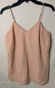 Women's Nine West Size XS - Sleeveless Pinkish Layered Blouse Top - Picture 1 of 5