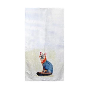 Betsy Drake Gray Fox Beach Towel - Picture 1 of 1