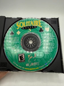 Solitaire Master 3 (PC, 2002) game disk - Picture 1 of 2