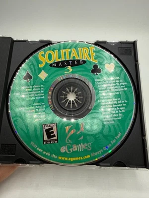 Solitaire Master 3 (PC, 2002) game disk - Image 1 of 2