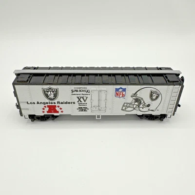 Mantua HO Scale Super Bowl Express NFL Certified: L A Raiders Box Car - Image 1 of 4