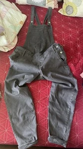 Hollister by Abercrombie Women’s Overall Ankle Pants 98% Cotton Size M - Picture 1 of 12