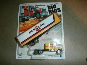 Vintage 1989 Intex BIG RIGS HO Scale Kenworth Pennzoil Truck - Foto 1 di 4