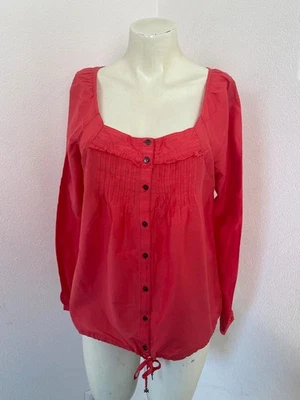 Blusa Mexx Cottage Core roja talla 36 bs25 Foto 1 de 4