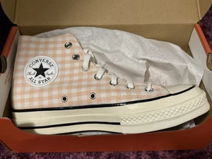 New Women's Converse Chuck 70 Gingham Plaid Checkered Shoes W Size8 - Picture 1 of 5