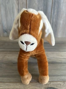 Fiesta Toys Cabra Nubia 13" Peluche Animal de Granja Juguete de Peluche A54705 Patas Posables - Imagen 1 de 9