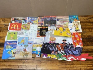 Vintage McDonalds BK Ephemera Flaggen Tassen Lätzchen Anzeigen Zeitschriften VHS Schallplatten Posten - Bild 1 von 23