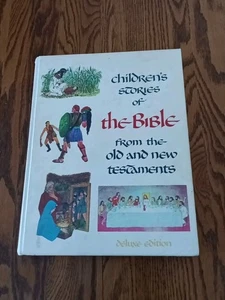 Vintage "Childrens Stories of the Bible" (1968) Old New Testament Deluxe Edition - Picture 1 of 6