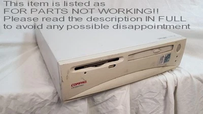 READ DESCRIPTION! Compaq Deskpro Intel Pentium III 450Mhz, 384MB, 10GB Vintage D - Image 1 of 4
