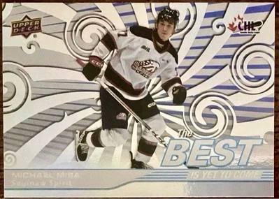 Michael Misa 2023-24 Upper Deck CHL Best Is Yet To Come #BYC-1 San Jose Sharks Foto 1 de 2