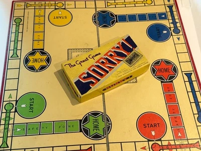 John Waddington's Sorry Board game | Vintage 1950s Version | Fast Shipping - Image 1 of 4