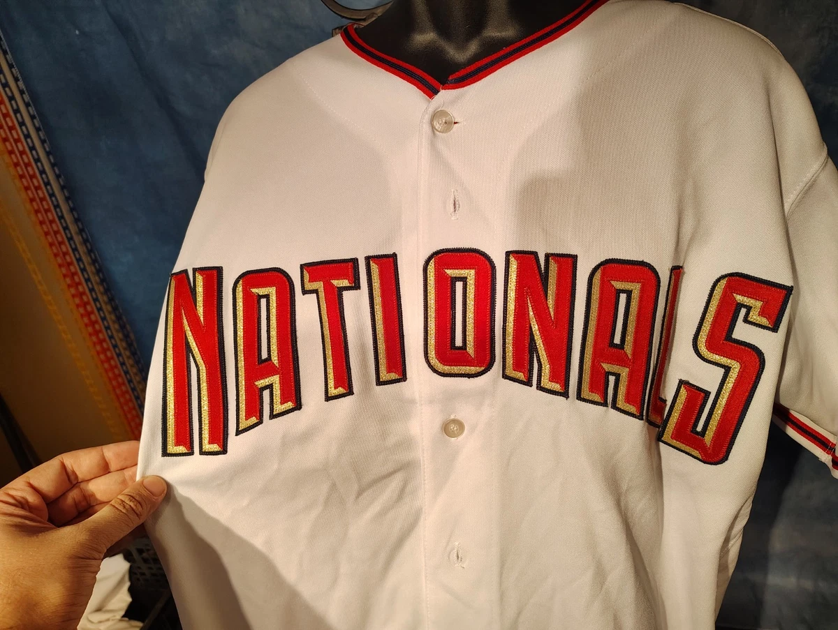 Majestic ワシントン ナショナルズ オーセンティック ベースボールシャツ Majestic Cool Base WASHINGTON DC NATIONALS Authentic Collection
