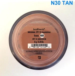 BareMINERALS Foundation TAN N30 8g XL ORIGINAL SPF15 new - Picture 1 of 1