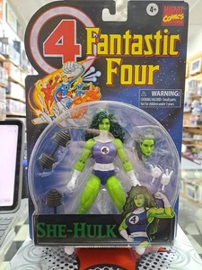 Figura de acción retro Fantastic Four Marvel Legends She-Hulk de 6 pulgadas - Imagen 1 de 5