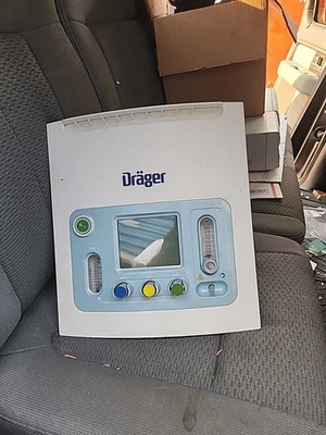 Máquina de anestesia Drager solo piezas ver fotos panel frontal Foto 1 de 4
