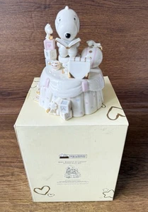 Carillon ricordo porcellana Lenox Peanuts Baby Snoopy funzionante - Foto 1 di 17