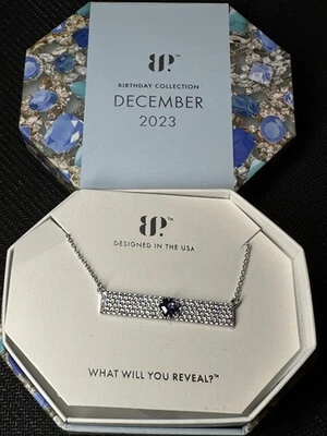 Collar BP Diciembre 2023 RBP6776 Perfección Subestimada Lt Tanzanita Circonita Circonita Foto 1 de 2