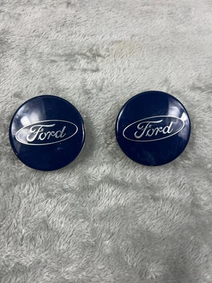Tapa central Ford C-MAX, EcoSport, Edge, Escape, Fiesta, Focus, Fusion Blue OEM Foto 1 de 4