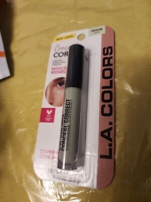 L.A. COLORS Conceal Correct Concealer/ Green-Reduces Rednees.Cruelty Free:0.13oz - Image 1 of 3