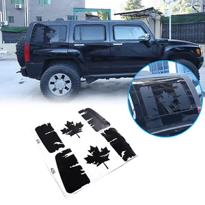 Car Rear Side Window Vinyl Canada Flag Sticker For Hummer H3 SUV 2005-2009 - Picture 1 of 12