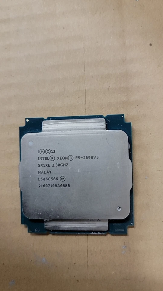 Intel Xeon E5-2698V3 16 Core CPU Server Processor 40M Cache, 2.30 GHz SR1XE - Image 1 of 1