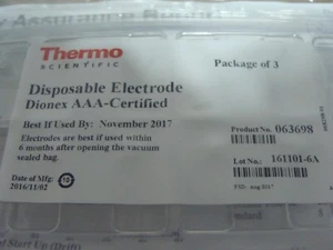 Thermo Scientific Dionex Disposable Electrode AAA-Certified P/N 063698 - Picture 1 of 4