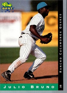 1993 Classic Best Julio Bruno #173 Rancho Cucamonga Quakes Baseball Card