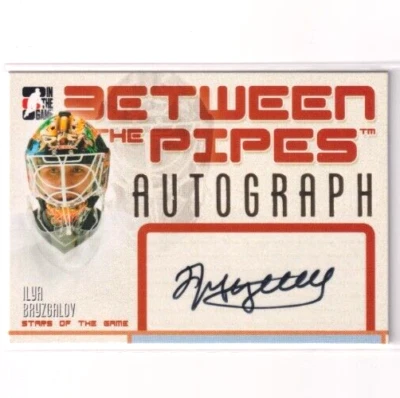 2006-07 In The Game ITG Between The Pipes Greats of the Game AUTO Ilya Bryzgalov - Image 1 of 2