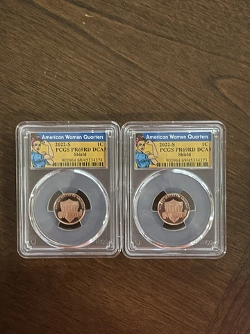 PCGS 2022-S PR69DCAM 1C Cover