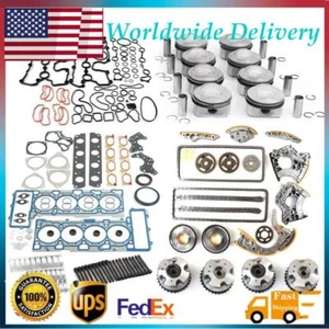 Engine Overhaul Rebuild Kit-Piston/Timing Fits VW Audi BAR CAU BVJ CGN CDR 4.2L - Picture 1 of 24
