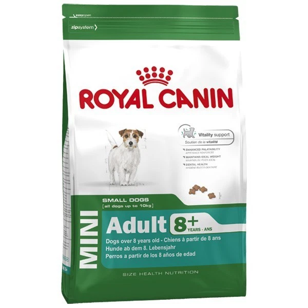 Royal Canin Mini Adult +8 Hundefutter 8kg für Hunde ab dem 8. Lebensjahr - Bild 1 von 1