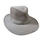 The Tilley Mesh Hat Summer Sun Protection Hat Model TM10 Size 7-1/4 grey Khaki