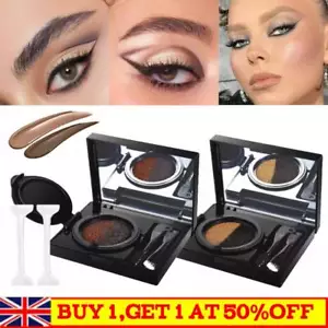 Crema Sopracciglia & Eyeliner con Timbro,Timbro Eyeliner Multifunzione Doppia Testa - Foto 1 di 14