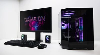 Gaming PC Bundle Setup 27" Monitor i7 6700 32GB DDR4 1TB SSD+2TB HD RTX 5060 W10 - Image 1 of 4