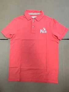 Hollister Hco LOGO Polo short sleeve Orange for man Size M Free Shipping! - Picture 1 of 4