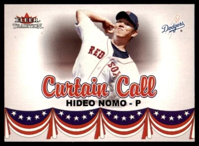 2002 Fleer Tradition Update Curtain Call Hideo Nomo Dodgers #U377 - Image 1 of 2