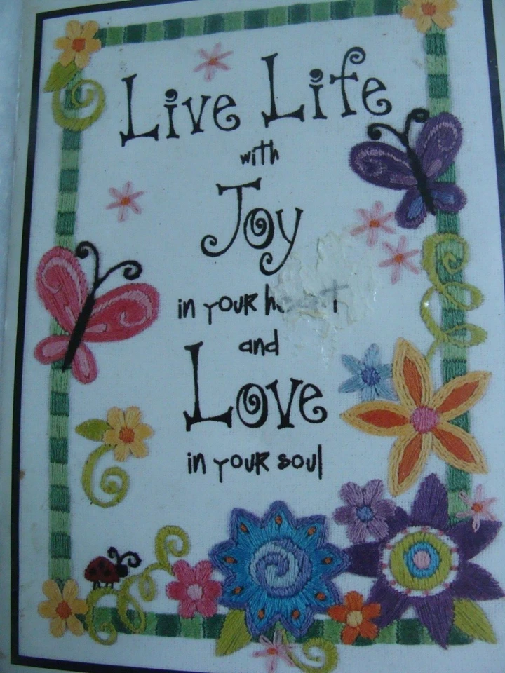 Dimensions Live Life Mini Crewel Embroidery Kit 5x7 330144