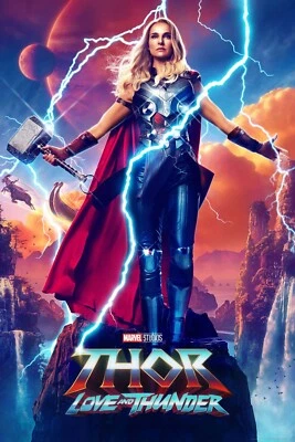 2022 Marvel Thor Love & Thunder Poster Print Avengers Jane Foster Star Lord 🍿