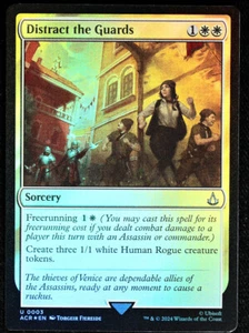 Magic TCG - Assassin's Creed - Distract the Guards - 3 - Uncommon - Foil NM - Picture 1 of 2