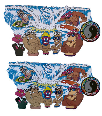 T&C Stickers Town Country Surfboards Hawaii T...