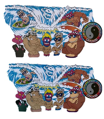 TOWN & COUNTRY HAWAII T&C Stickers Town Country Vintage Decals RVCA ONEILL RIP CURL EDDIE GO DARC BONE