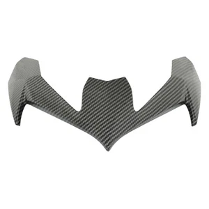 Carbon Front Winglet Headlight Upper Nose Cowl Spoiler For KAWASAKI Z900 2020+ - Picture 1 of 6