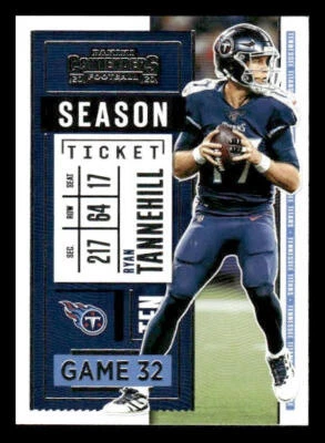 2020 Panini Contenders #9 Ryan Tannehill Tennessee Titans - Image 1 of 2